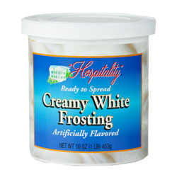 white frosting