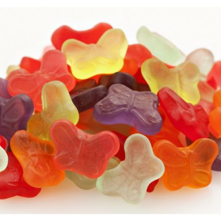 Mini Gummi Butterflies 1/2 lb