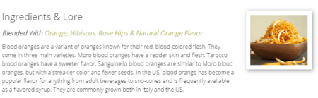 Blood Orange Herbal Tea Loose .15lb - Image 2